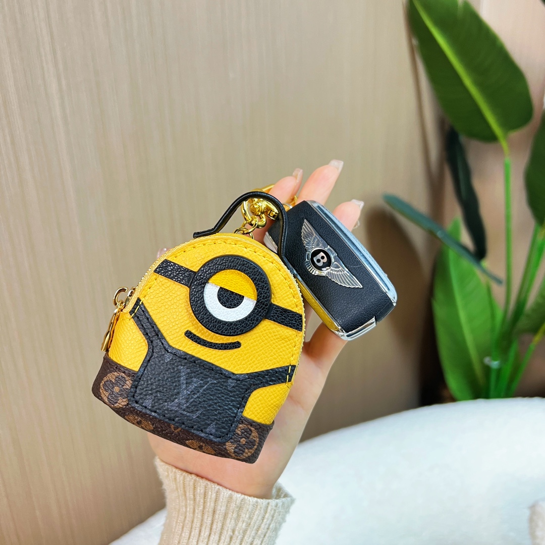 Louis Vuitton Micro Bag Leather Keychain Pendant Accessories