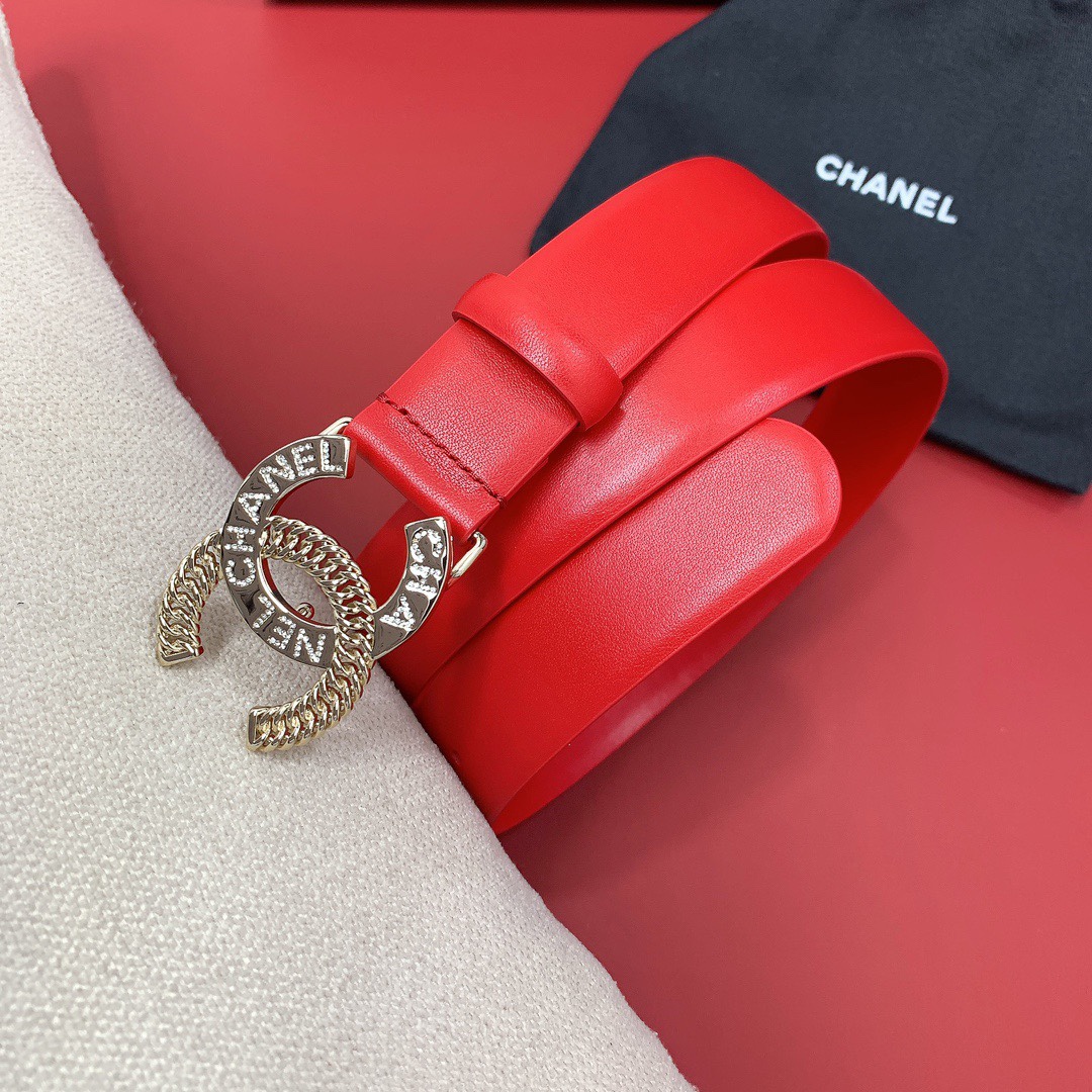 Chanel Leather Belts 1:1 Mirror Version