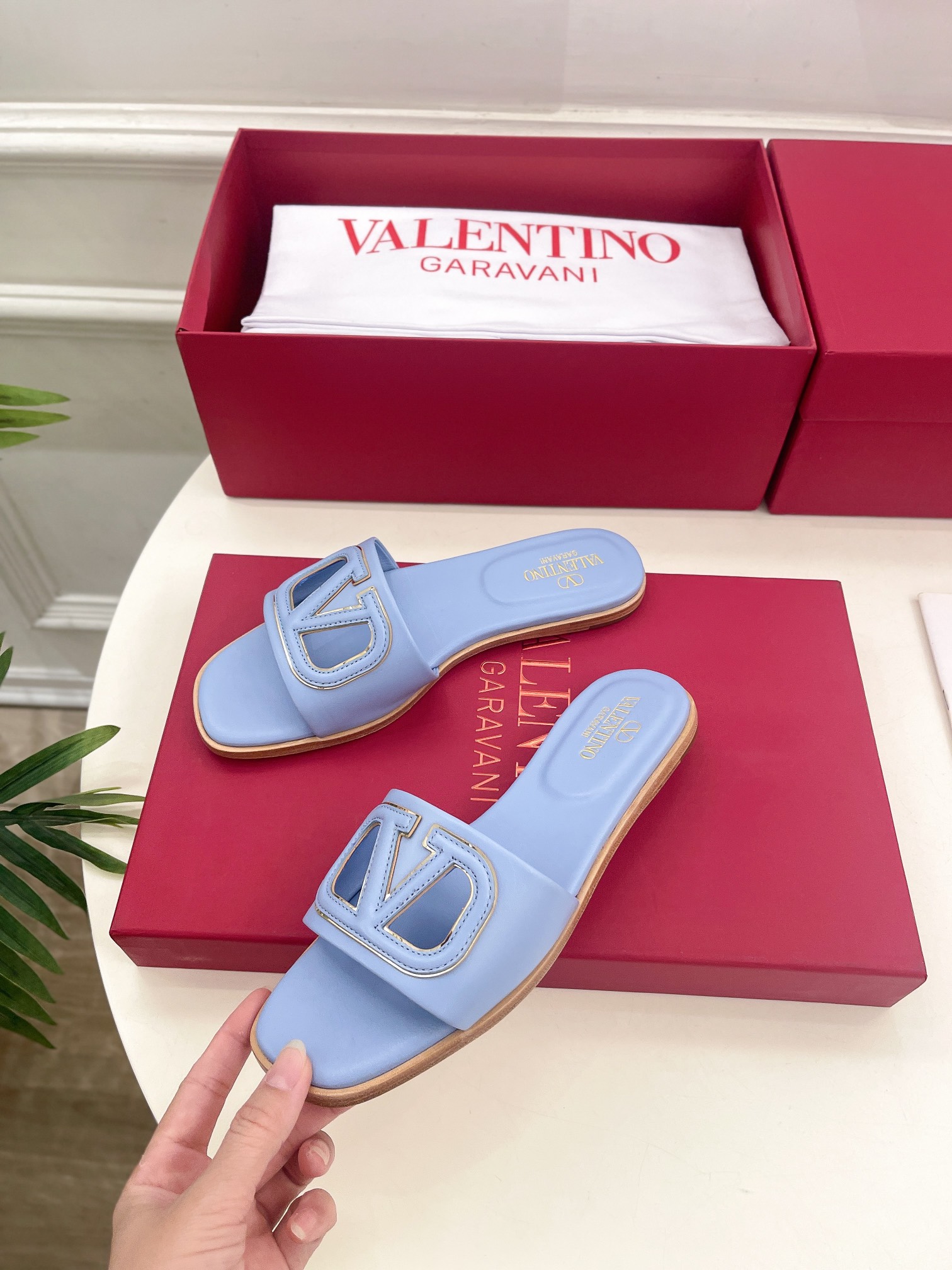 Valentino Shoes Slipper Valentino Garavani Roman Stud Women's Slippers