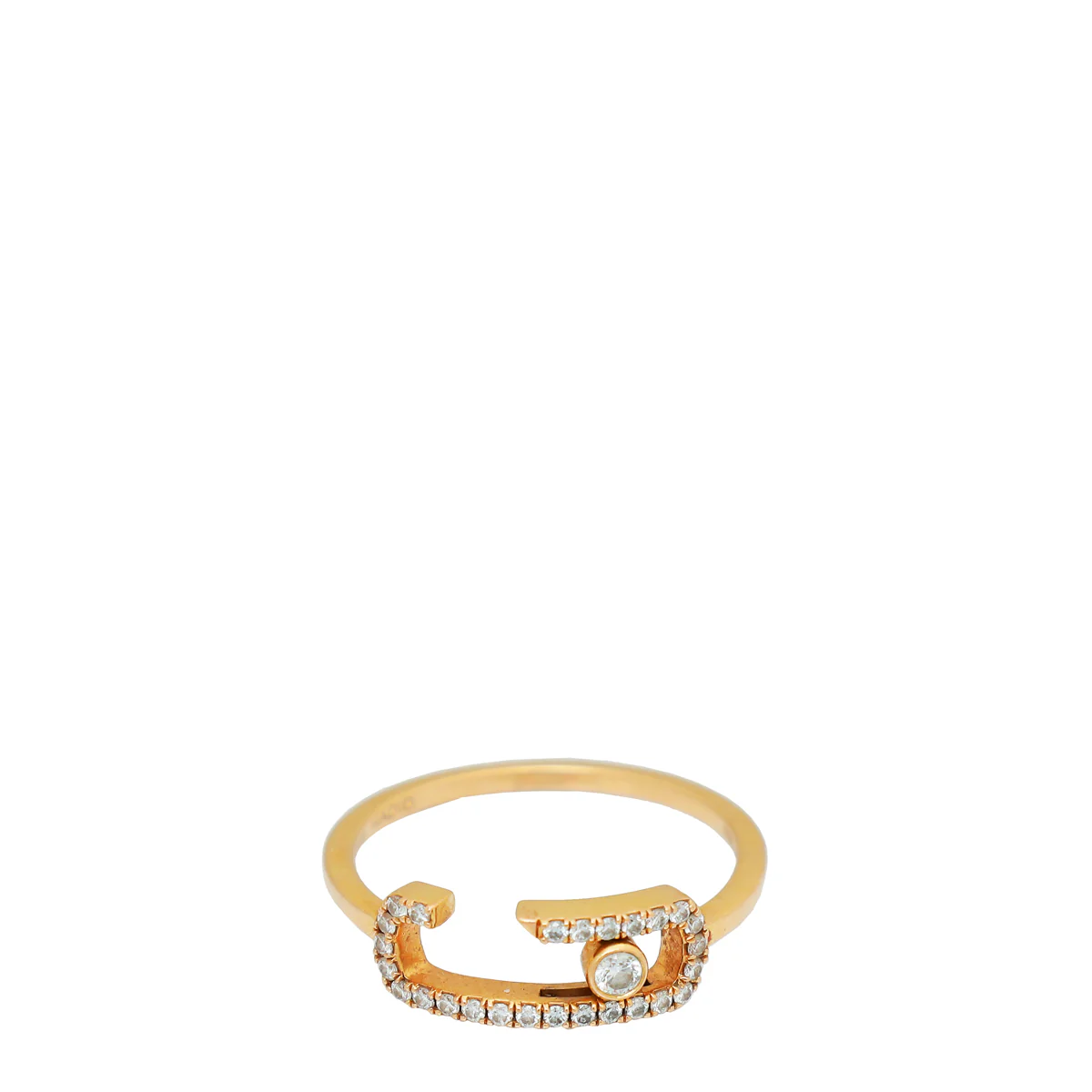 Messika 18K Pink Gold Diamond Move Addiction by Gigi Hadid Ring 55