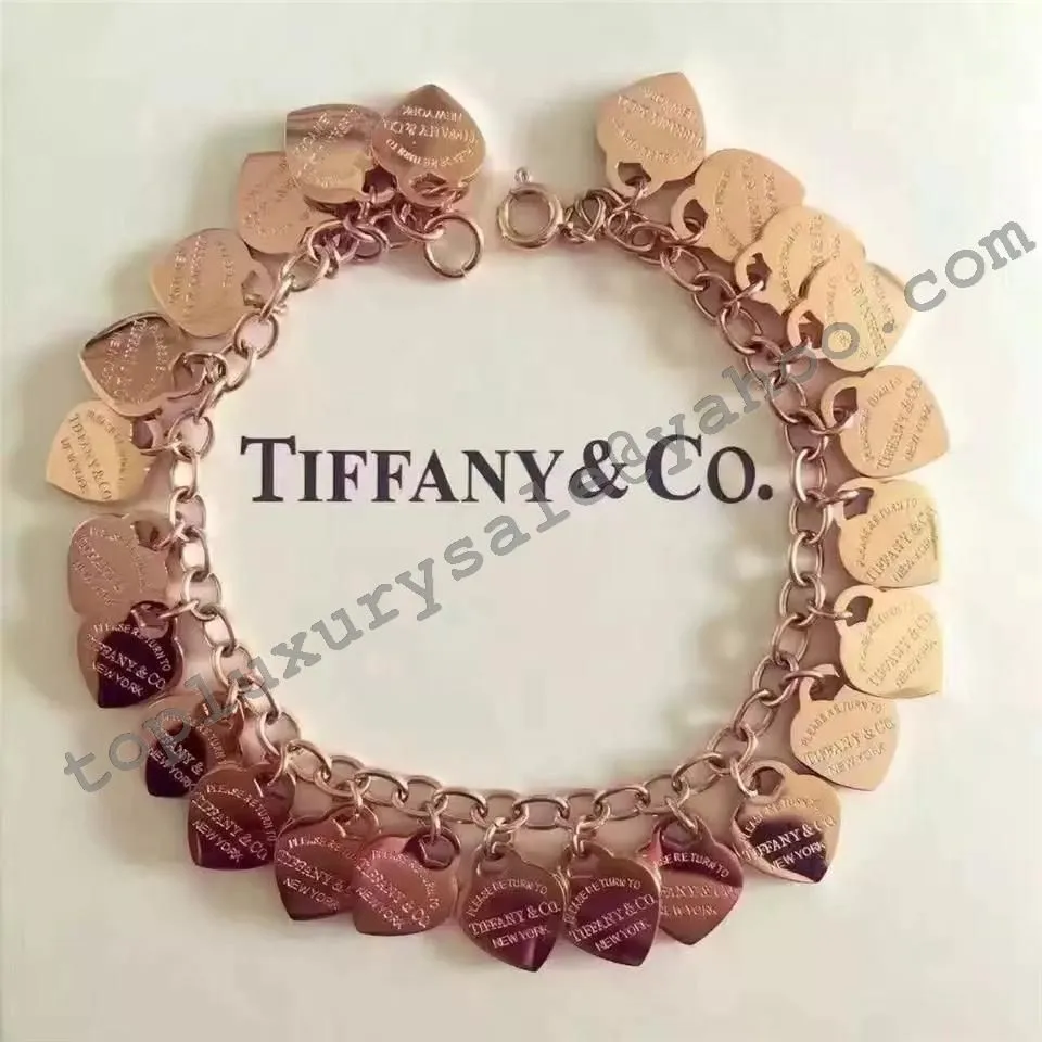 Return To Tiffany Multi?heart Tag Bracelet Sterling Silver Gift Lady UK For SaleGRP08616