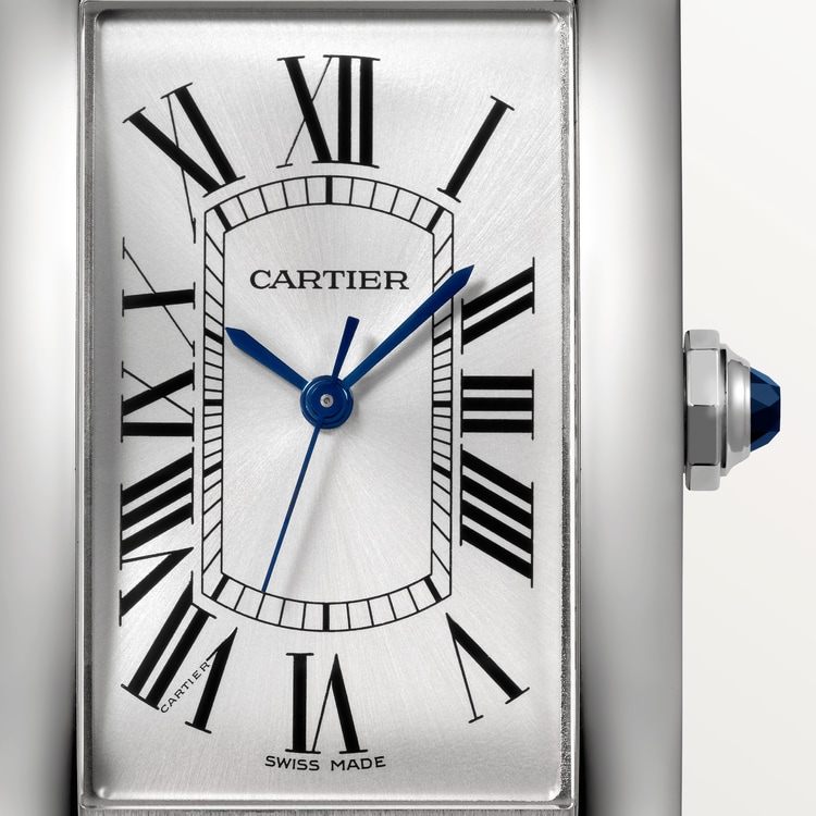 CARTIER TANK AMERICAINE Blue Strap 26.6 mm