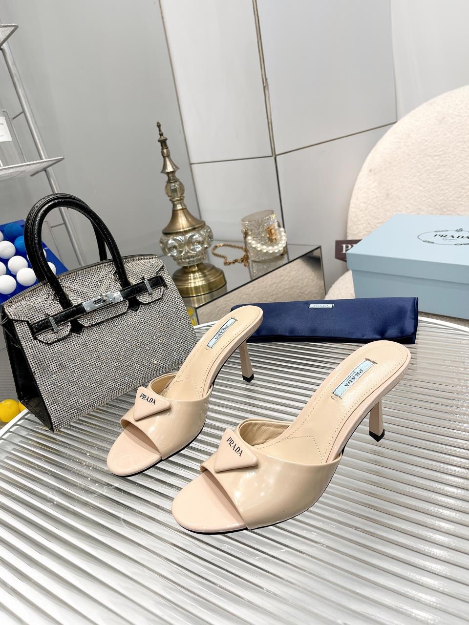 Prada Shoes Summer counter new high heels