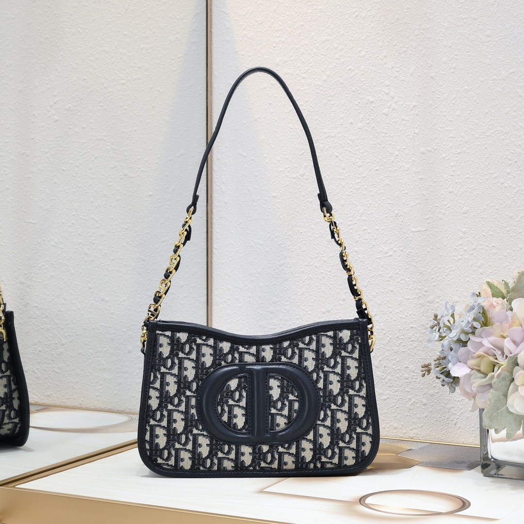 Dior Signature Hobo Shoulder Bag Handbag