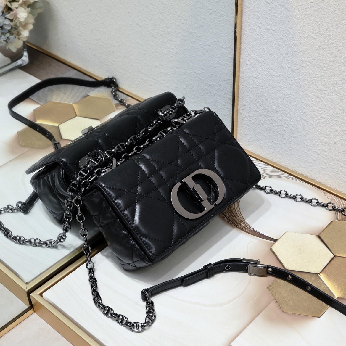 Dior Caro Shoulder Bag Handbag