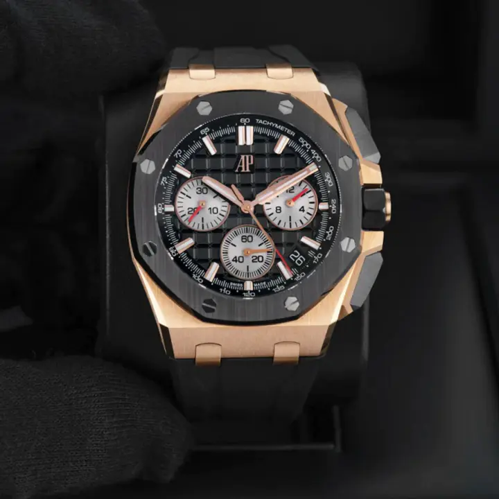 OFFSHORE Pink Gold Black Dial CHRONOGRAPH 43mm