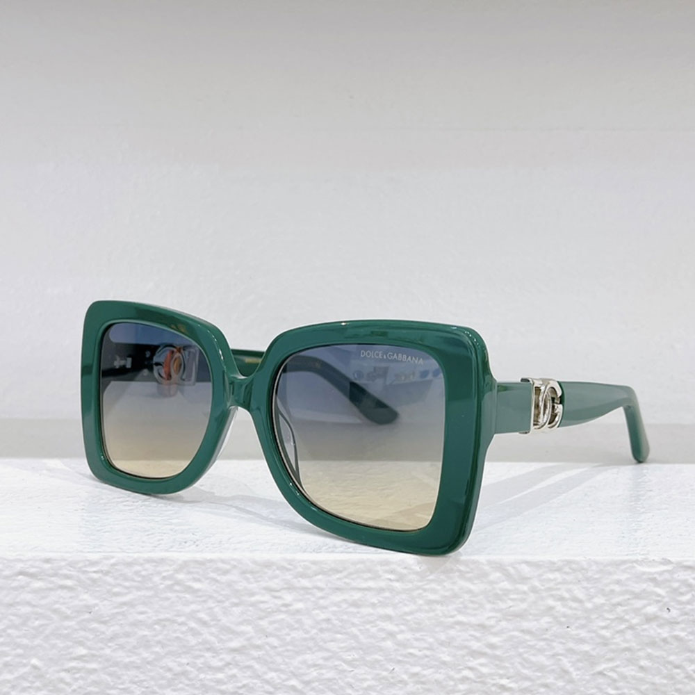 DOLCE & GABBAN DG Plate frame. Hollow Mirror leg Logo Sunglasses Top quality 锛�Replica锛�