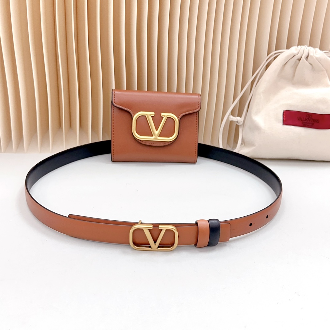 Valentino Leather Belts 1:1 Mirror Version