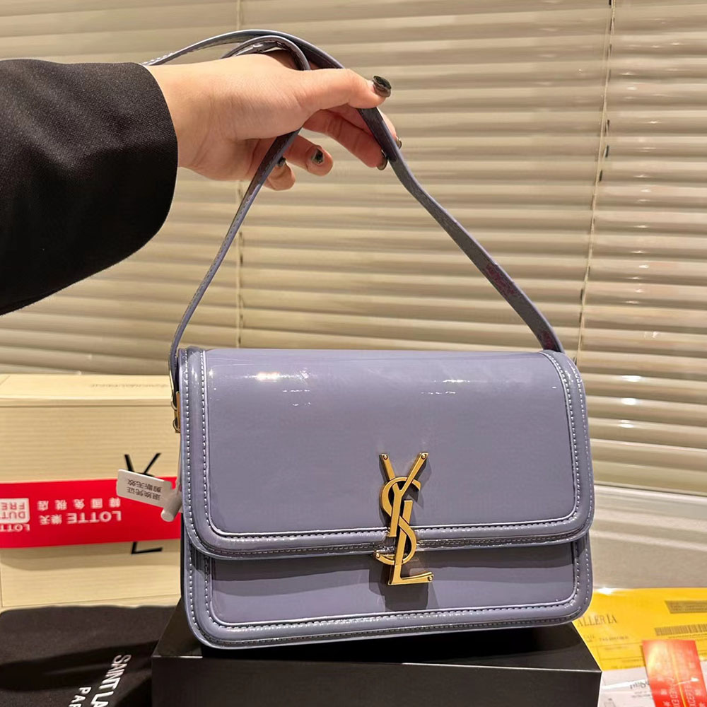 Saint Laurent YSL SOFLERINO Box Glossy Shoulder Bag (Replica)