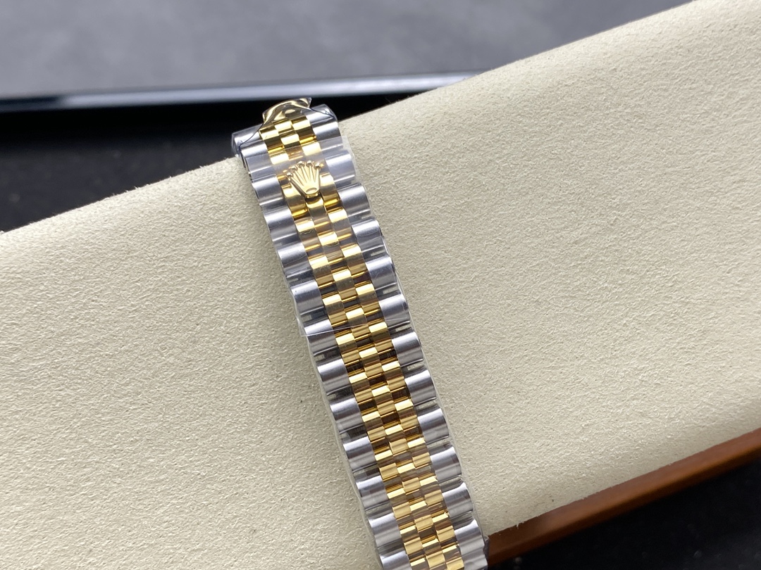 Rolex Datejust 31mm Stainless Steel and Yellow Gold 278273 0003 Green Jubilee