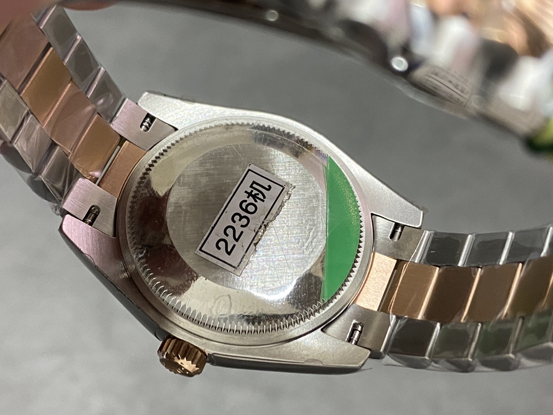 Rolex Datejust 36 Everose Gold Grey Dial Jubilee m126201 0013