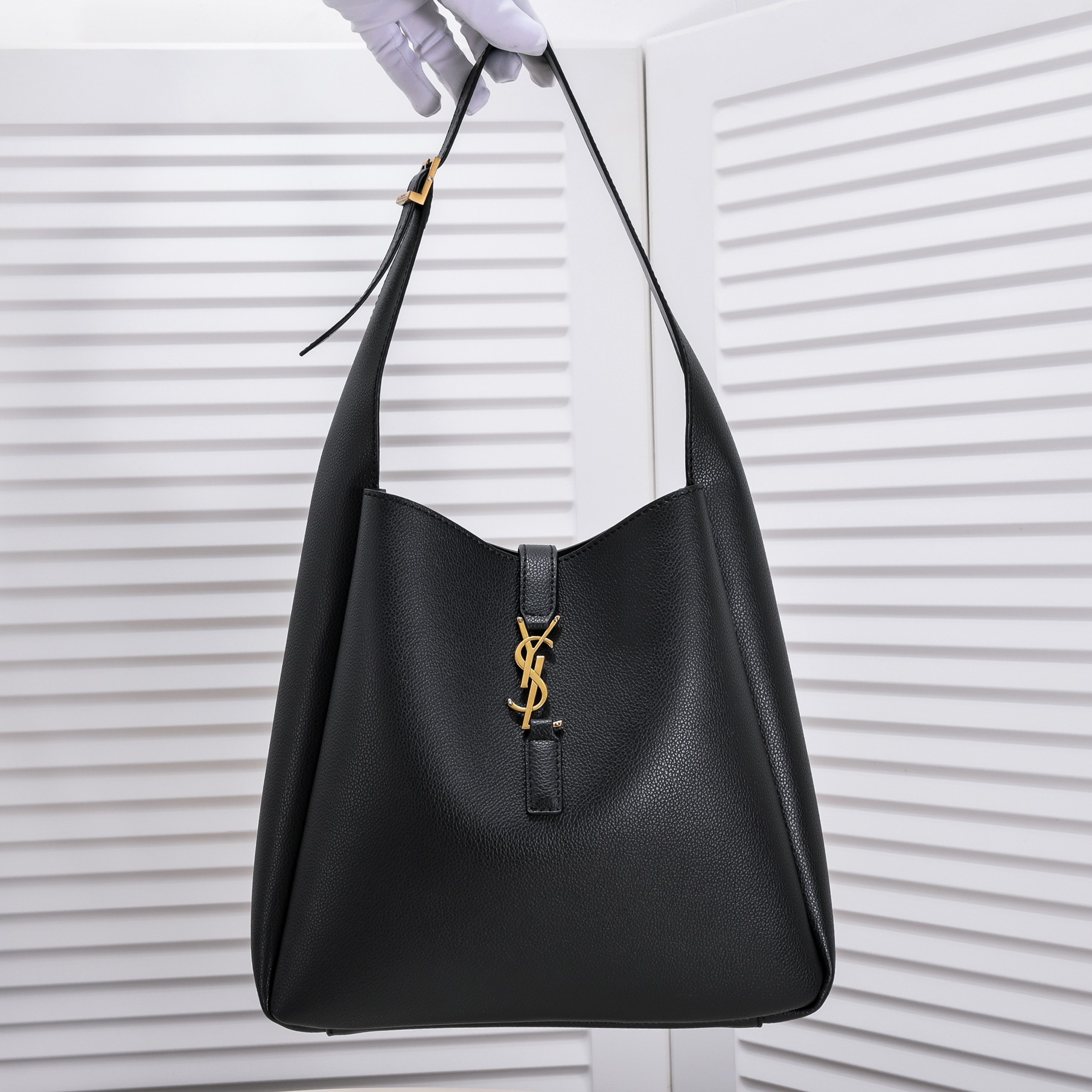 Saint Laurent YSL Hobo Rose Shoulder Bag Handbag