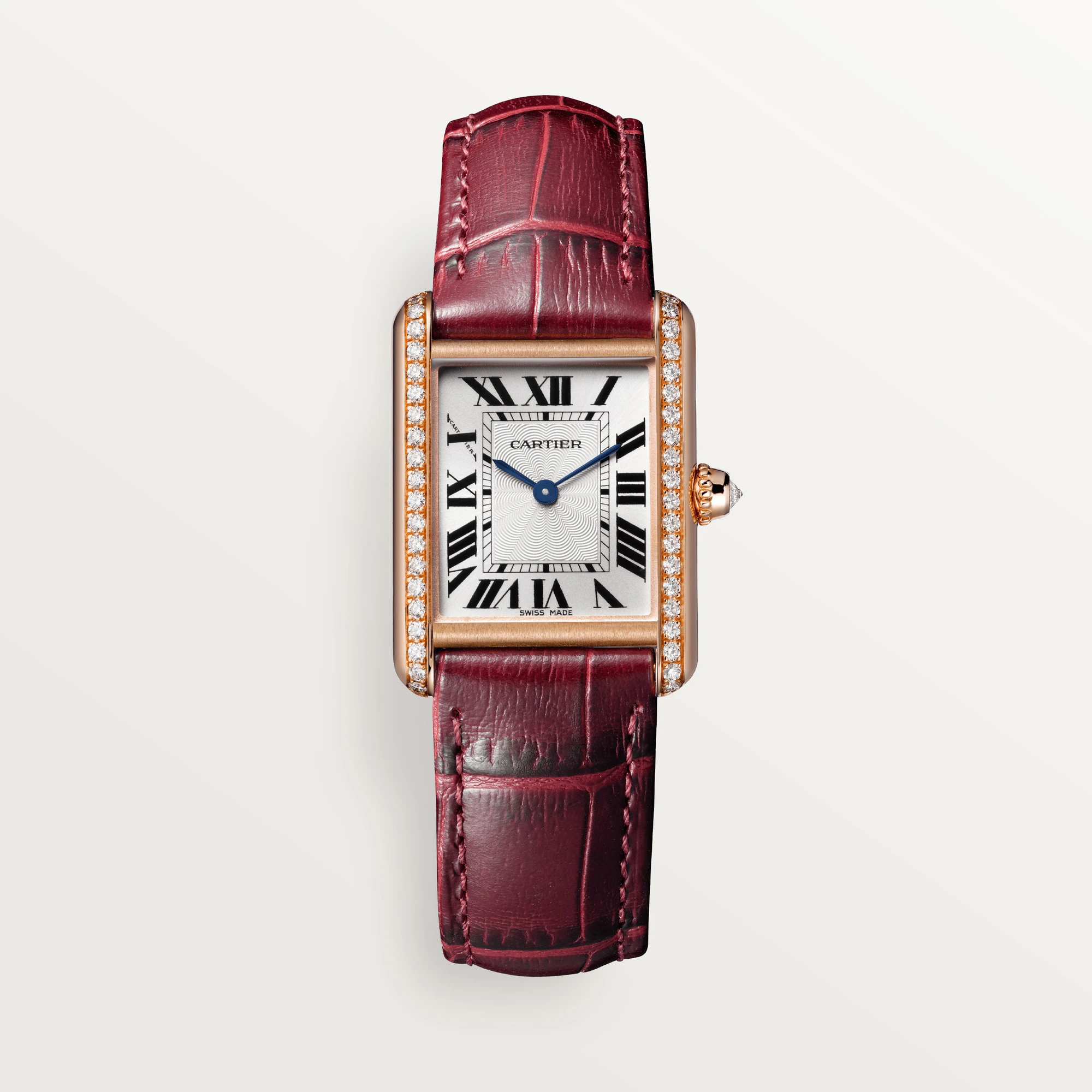 Cartier Tank Rose Gold & Diamond Lady��s Watch, WJTA0038