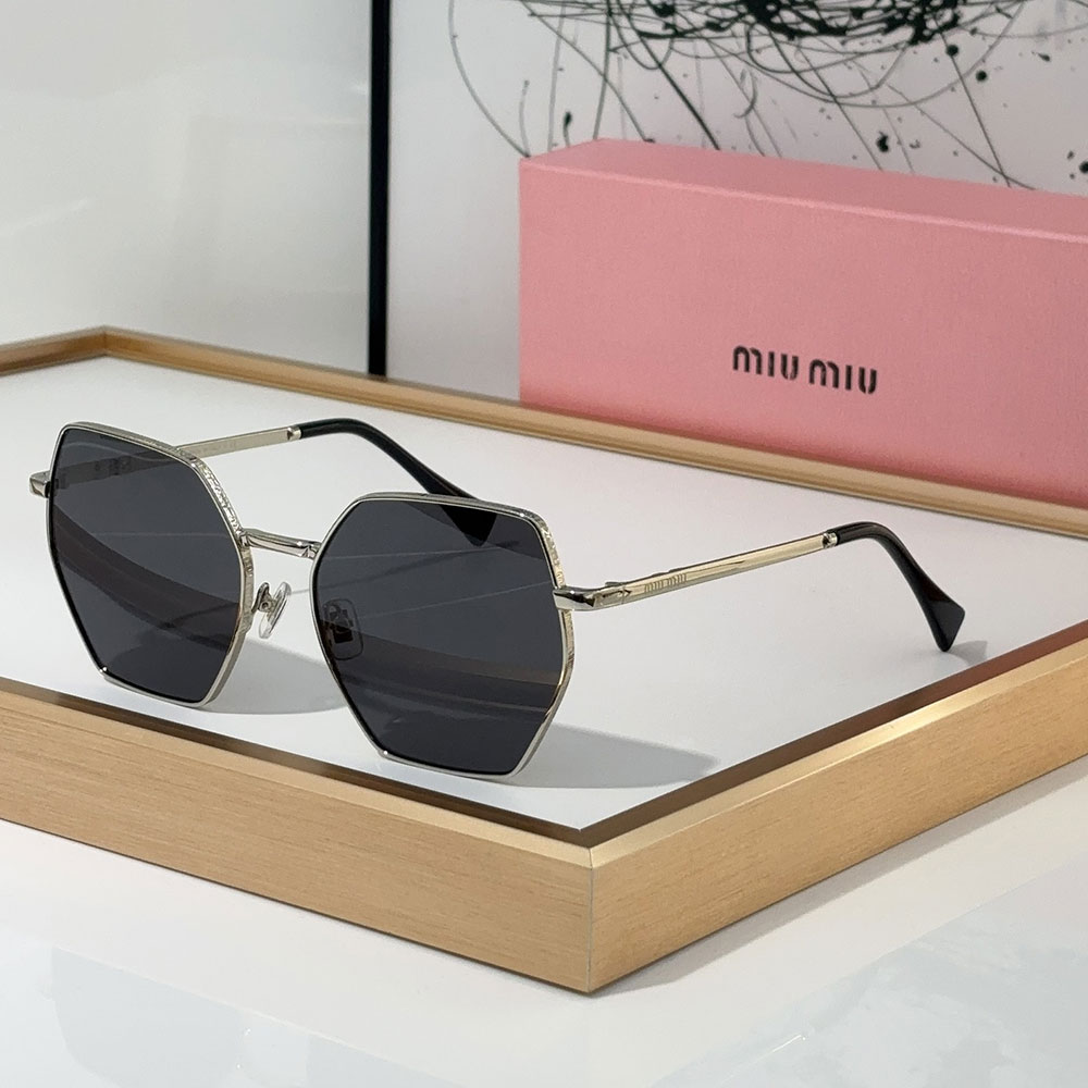 Miumiu Polygon slim Frame Sunglasses Top quality 锛�Replica锛�