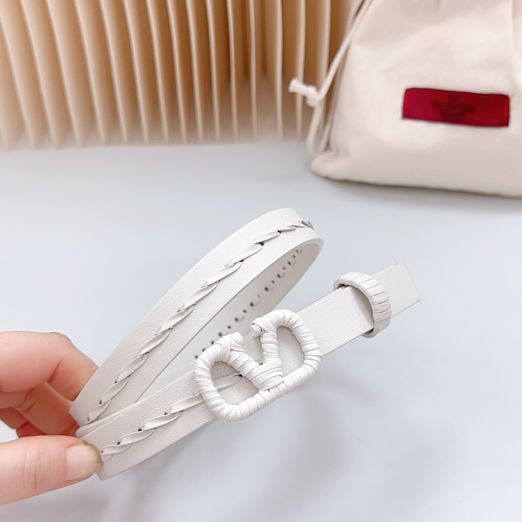 Valentino Leather Belts 1:1 Mirror Version