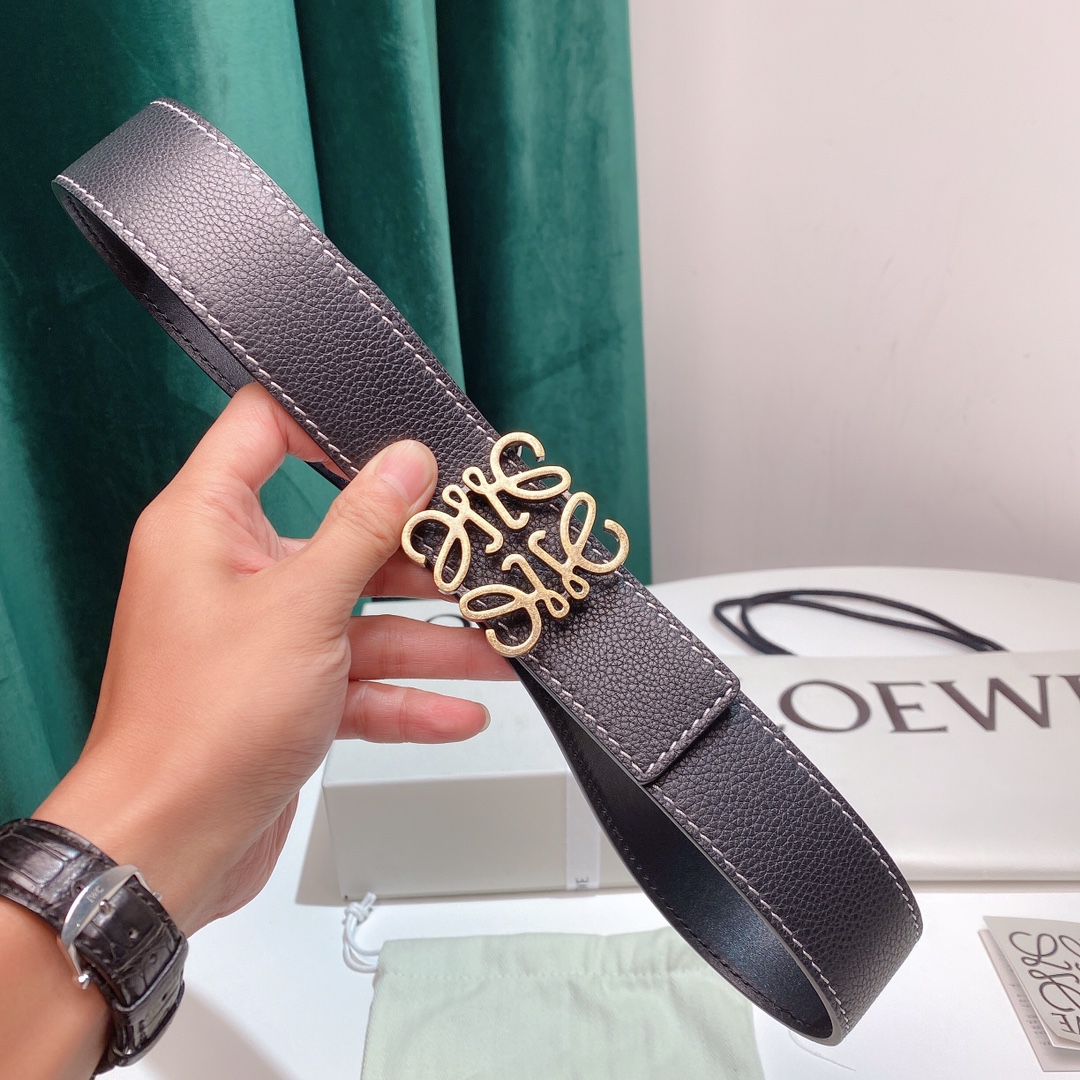 Loewe Leather Belts 1:1 Mirror Version