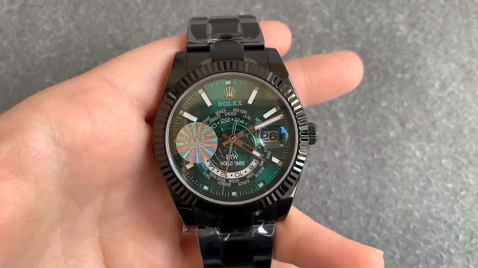 Rolex DiW Sky Dweller 326934 Green Dial 40MM Men's Watch