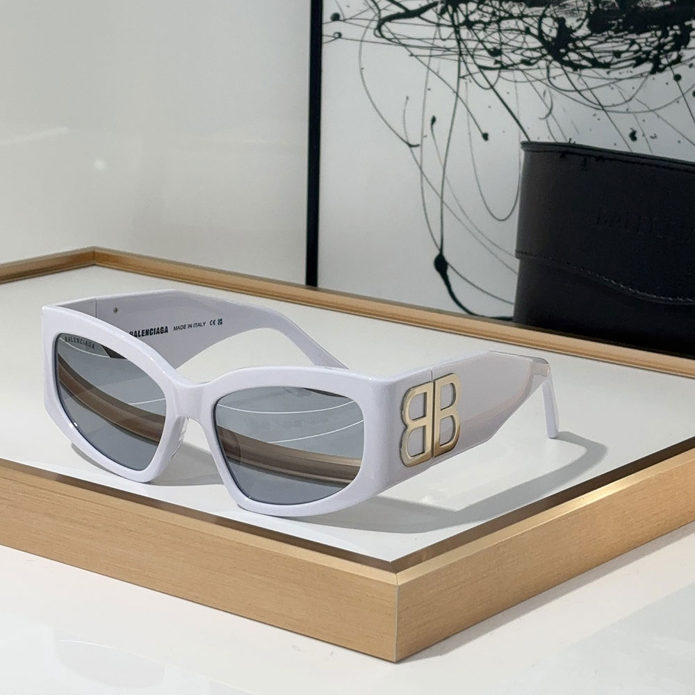 Balenciaga Mirror leg Logoo Aviator Sunglasses Top quality （Replica）