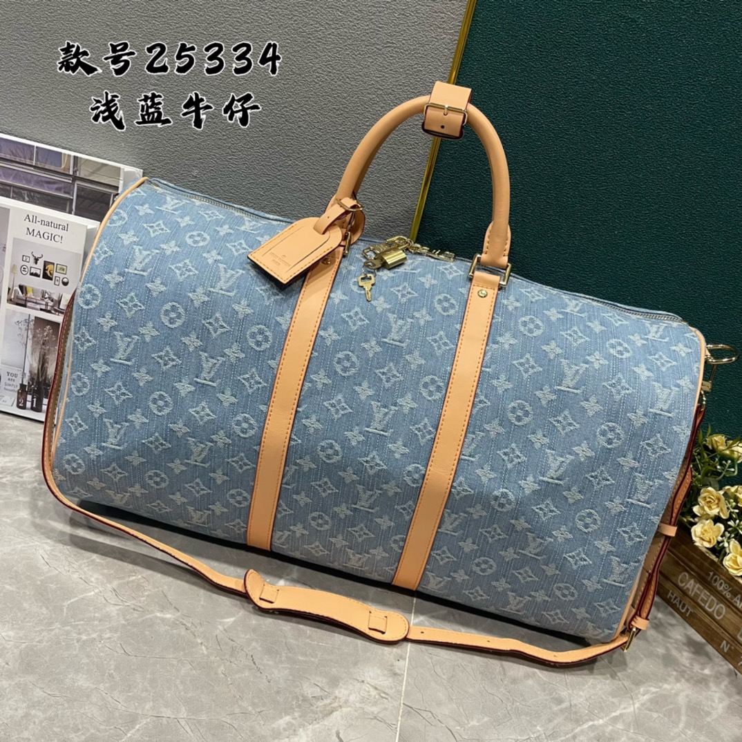 LV Keepall Bandouli猫re 50 Bag M25334 LM012 50cm