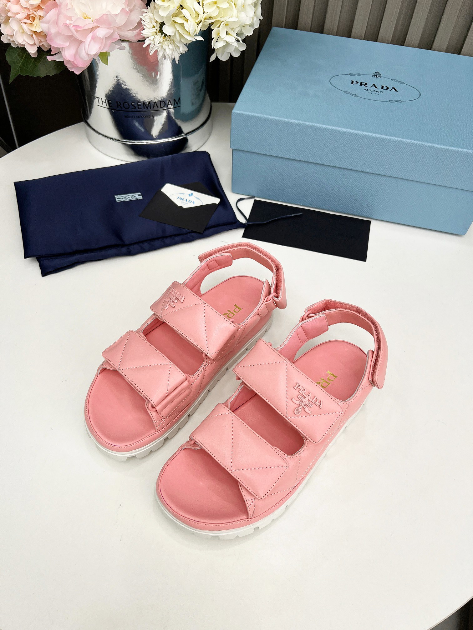 Prada Shoes Classic Thick Bottom Women's Sandals