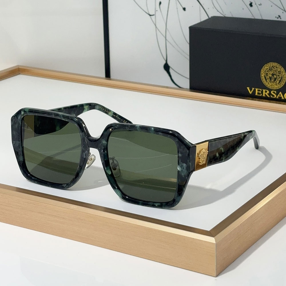 Versace Simple Square Sunglasses Go With Everything Sunglasses Top Quality锛�Replica锛�