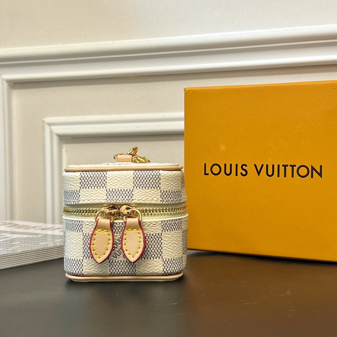 Louis Vuitton Micro Bag Leather Keychain Pendant Accessories