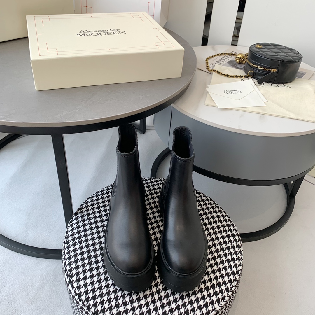 Alexander MCQueen shoes high-top no shoelace 001