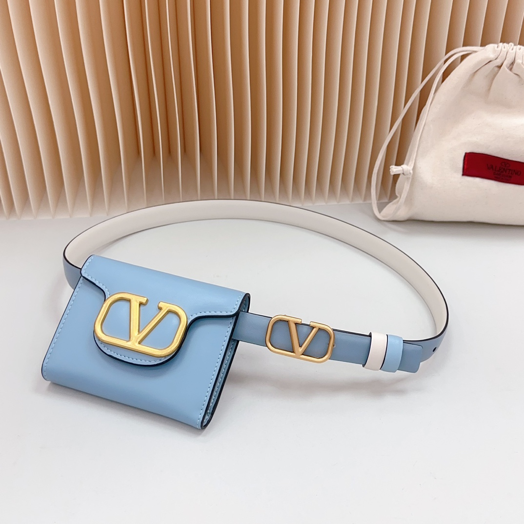 Valentino Leather Belts 1:1 Mirror Version