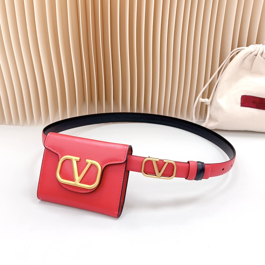 Valentino Leather Belts 1:1 Mirror Version