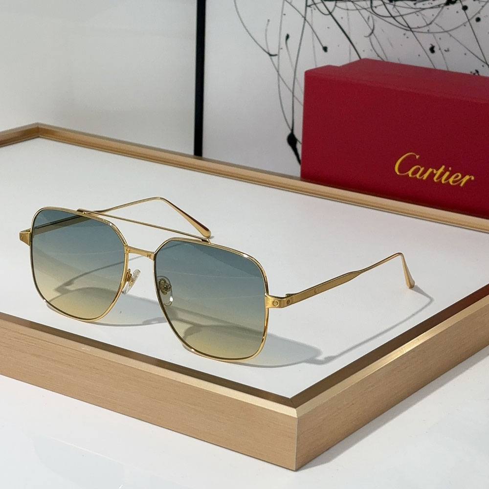 Cartier Slim Metal Frame sunglasses Top quality 锛�Replica锛�