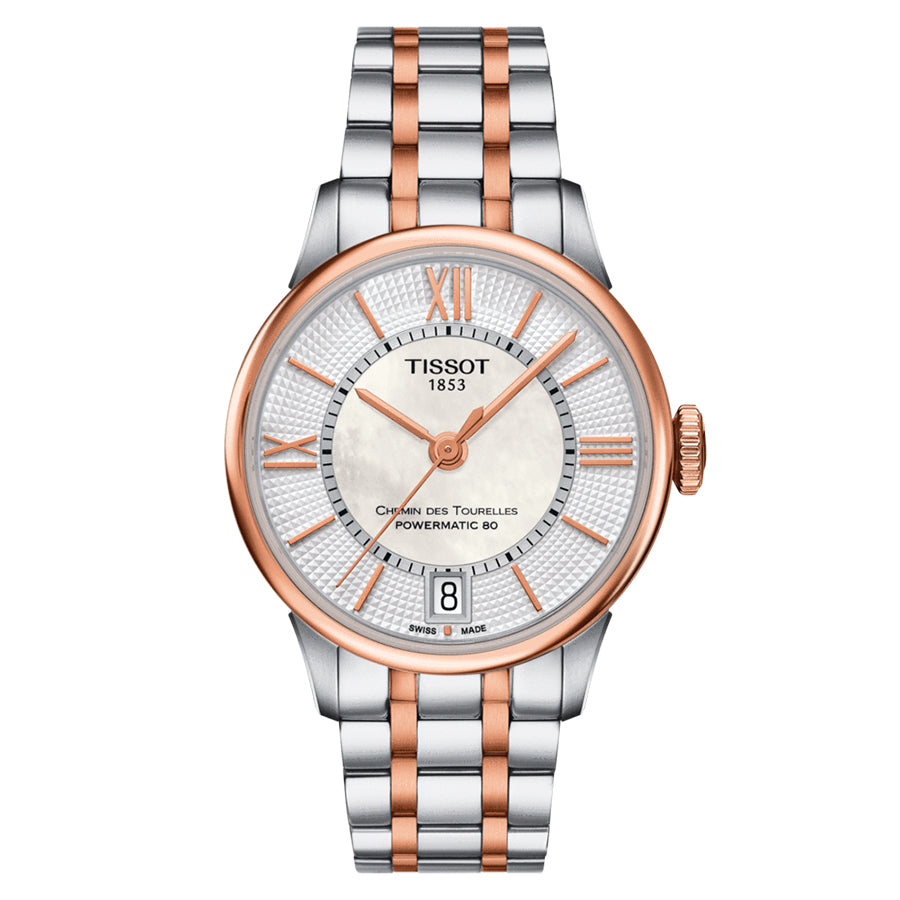 TISSOT WATCH CHEMIN DES TOURELLES POWERMATIC 80 LADY T0992072211802