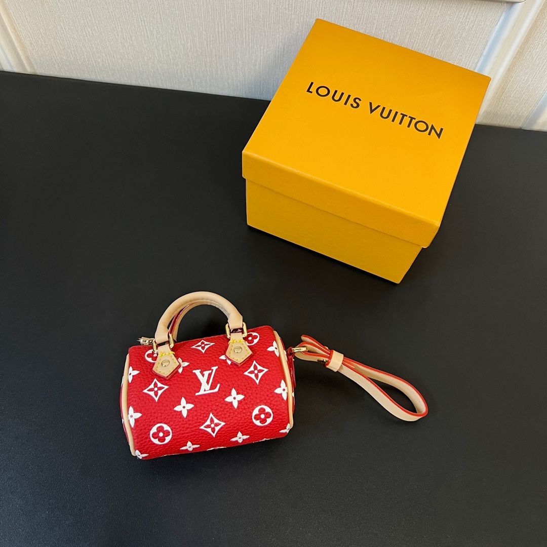 Louis Vuitton Micro Bag Leather Keychain Pendant Accessories