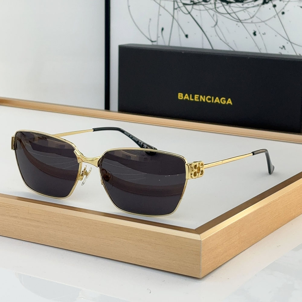 Balenciaga Hollow metal Logo sunglasses Top quality （Replica）