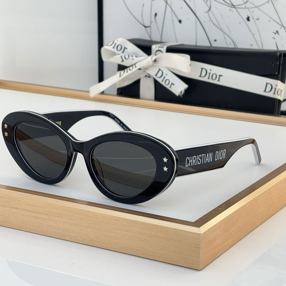 Dior Star Logo Acetate Fibre Cat eye sunglasses Top quality (Replica锛�