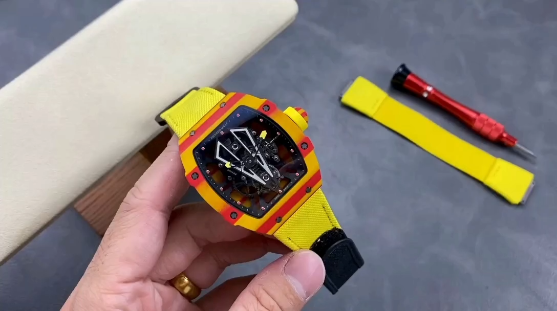Richard Mille RM27-03 Tourbillon Rafael Nadal Yellow TPT Quartz Edition Yellow Carb
