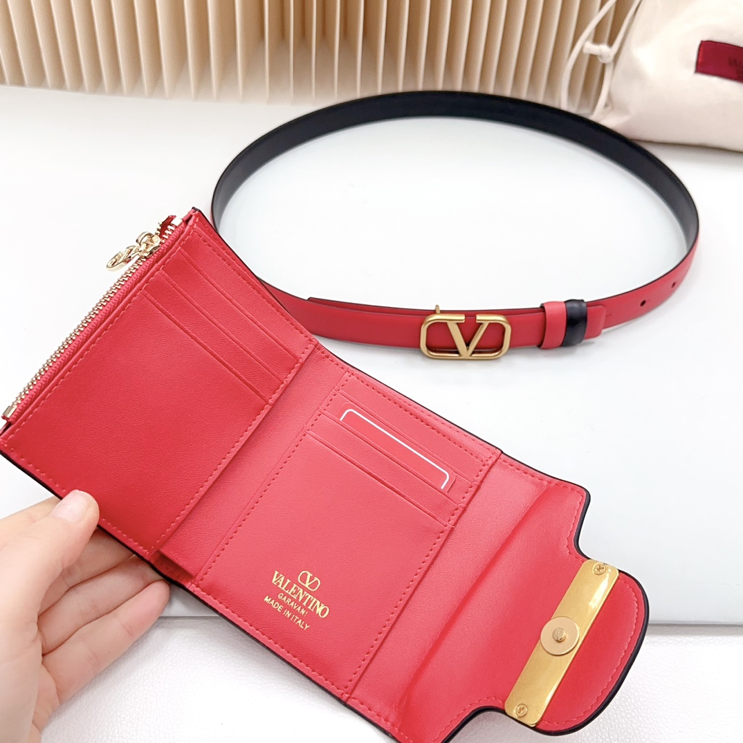 Valentino Leather Belts 1:1 Mirror Version