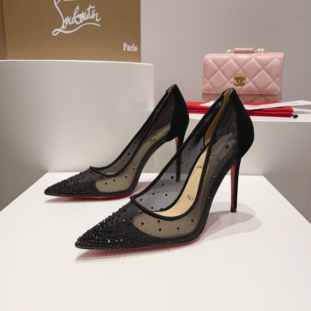 Christian Louboutin Follies Strass Heels (Replica)