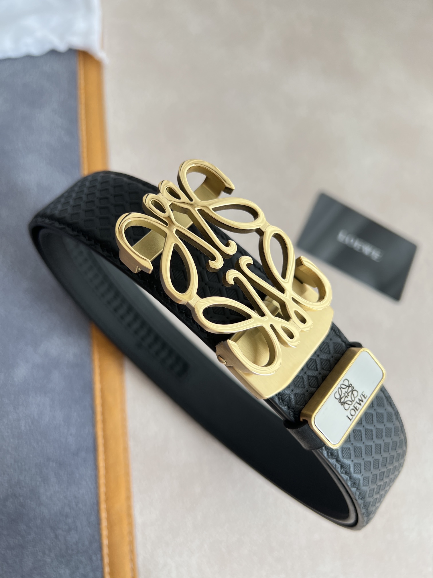 Loewe Leather Belts 1:1 Mirror Version
