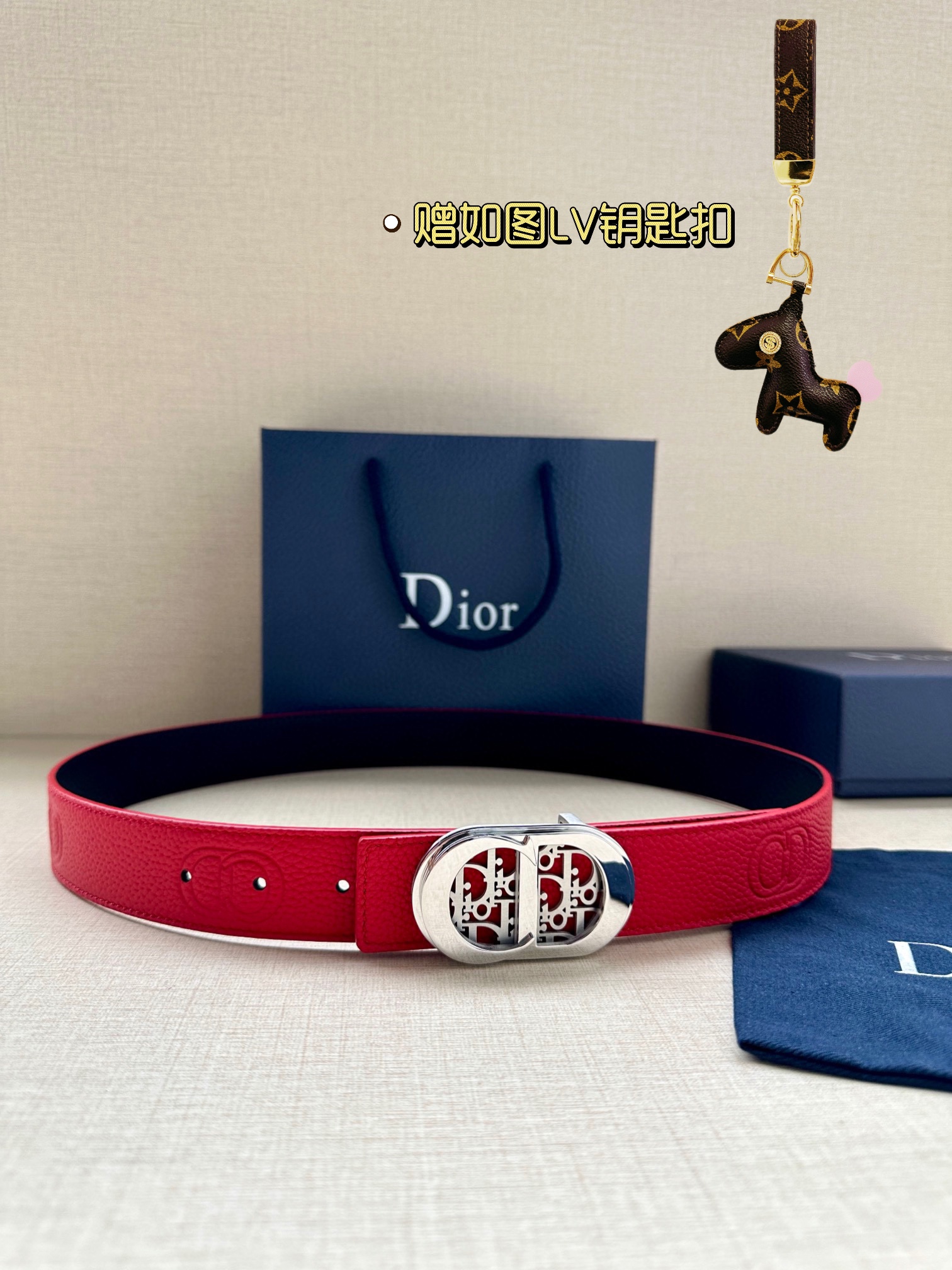 Dior Leather Belts 1:1 Mirror Version