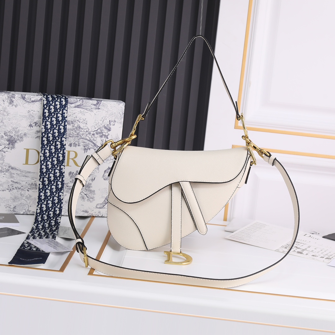 Saddle Bag White 6677 XB012 25.5cm