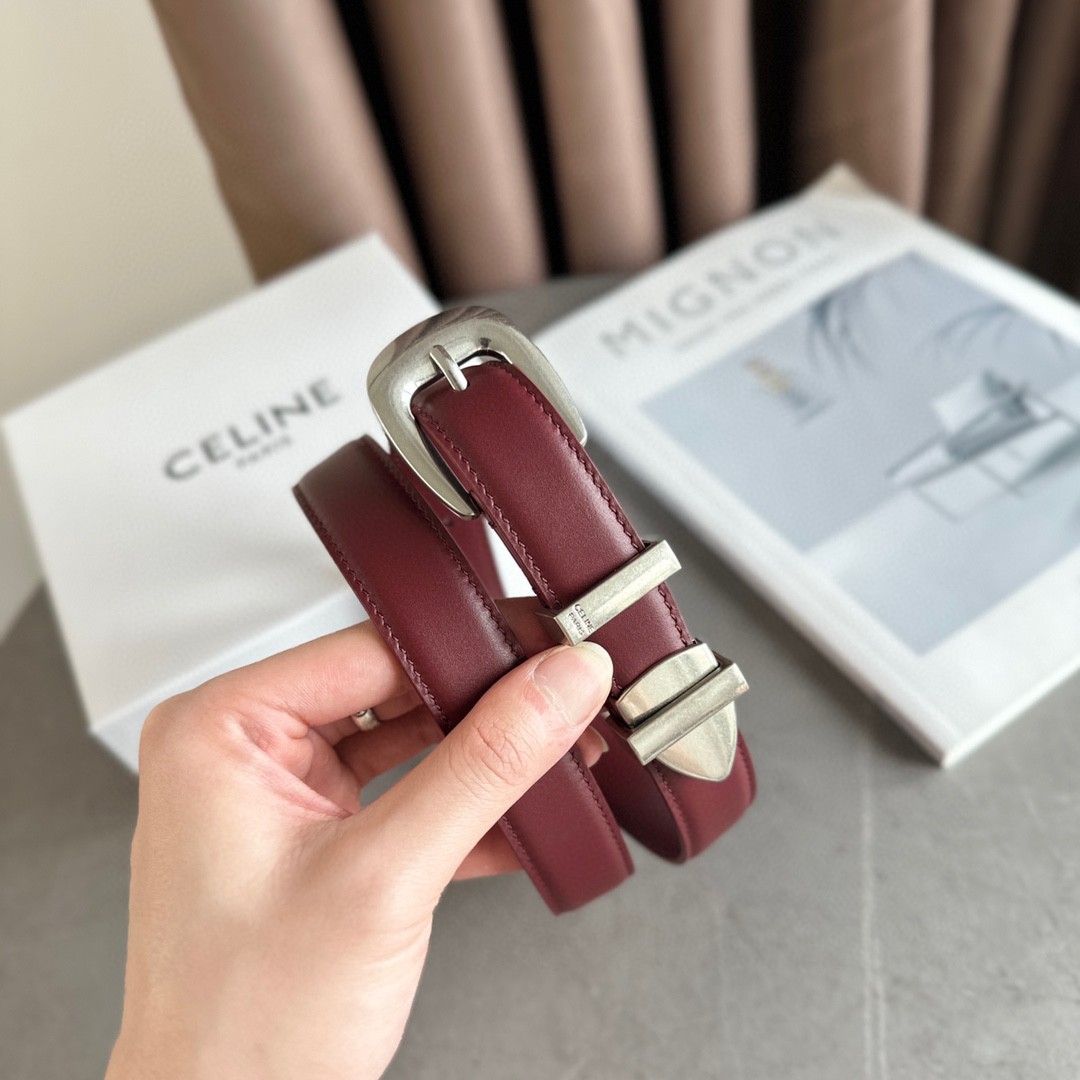 Celine Leather Belts 1:1 Mirror Version