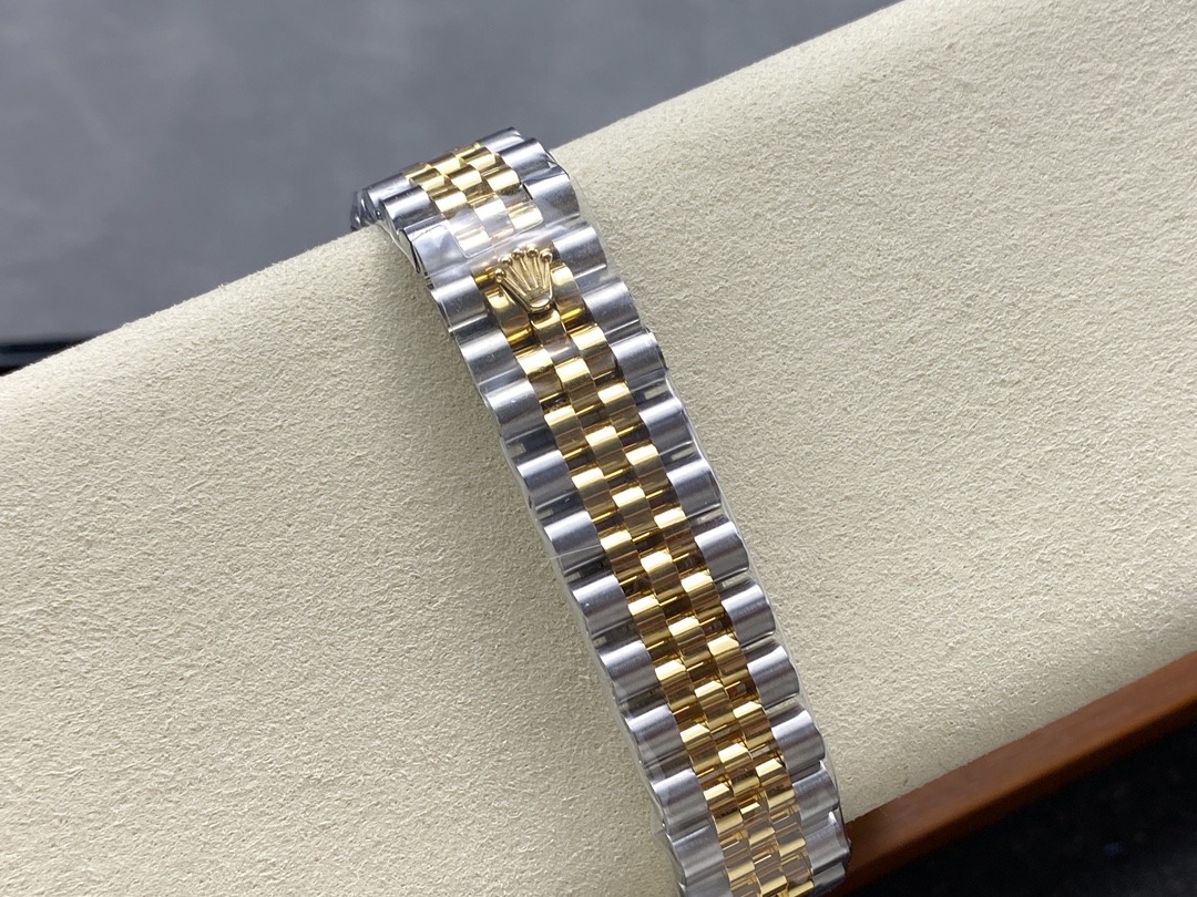 Rolex Datejust 31mm Stainless Steel and Yellow Gold 278383RBR 0014 Champagne Index Jubilee