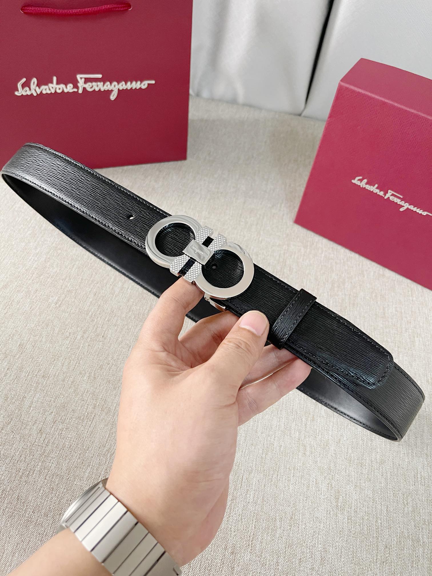 Ferrgamo Leather Belts 1:1 Mirror Version