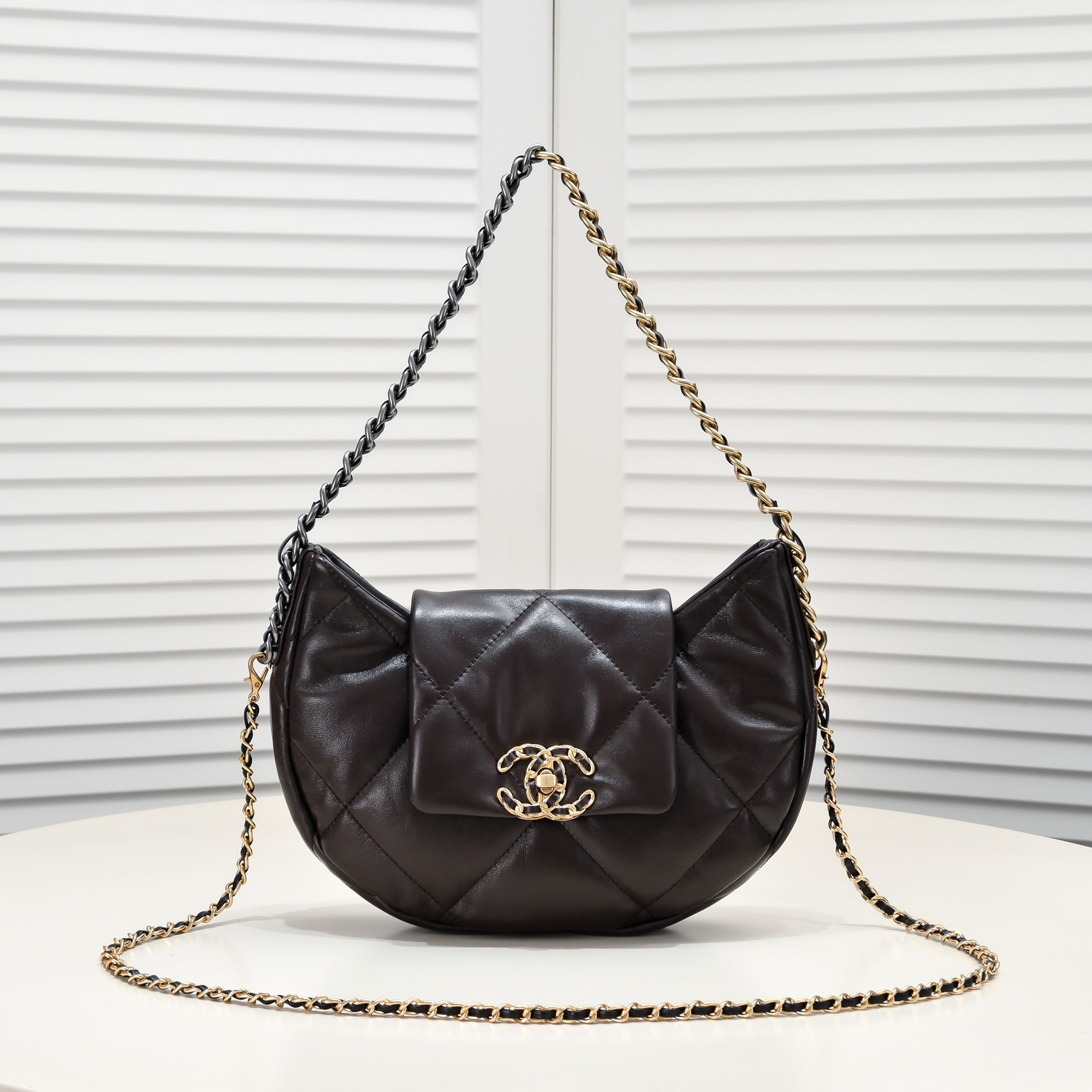 Chanel 19Bag Hobo Underarm Bag Shoulder Bag Handbag
