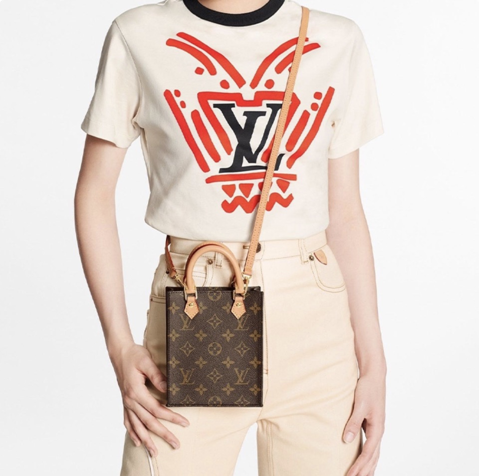 Louis Vuitton LV Petit Sac Plat Shoulder Bag ( Replica锛�