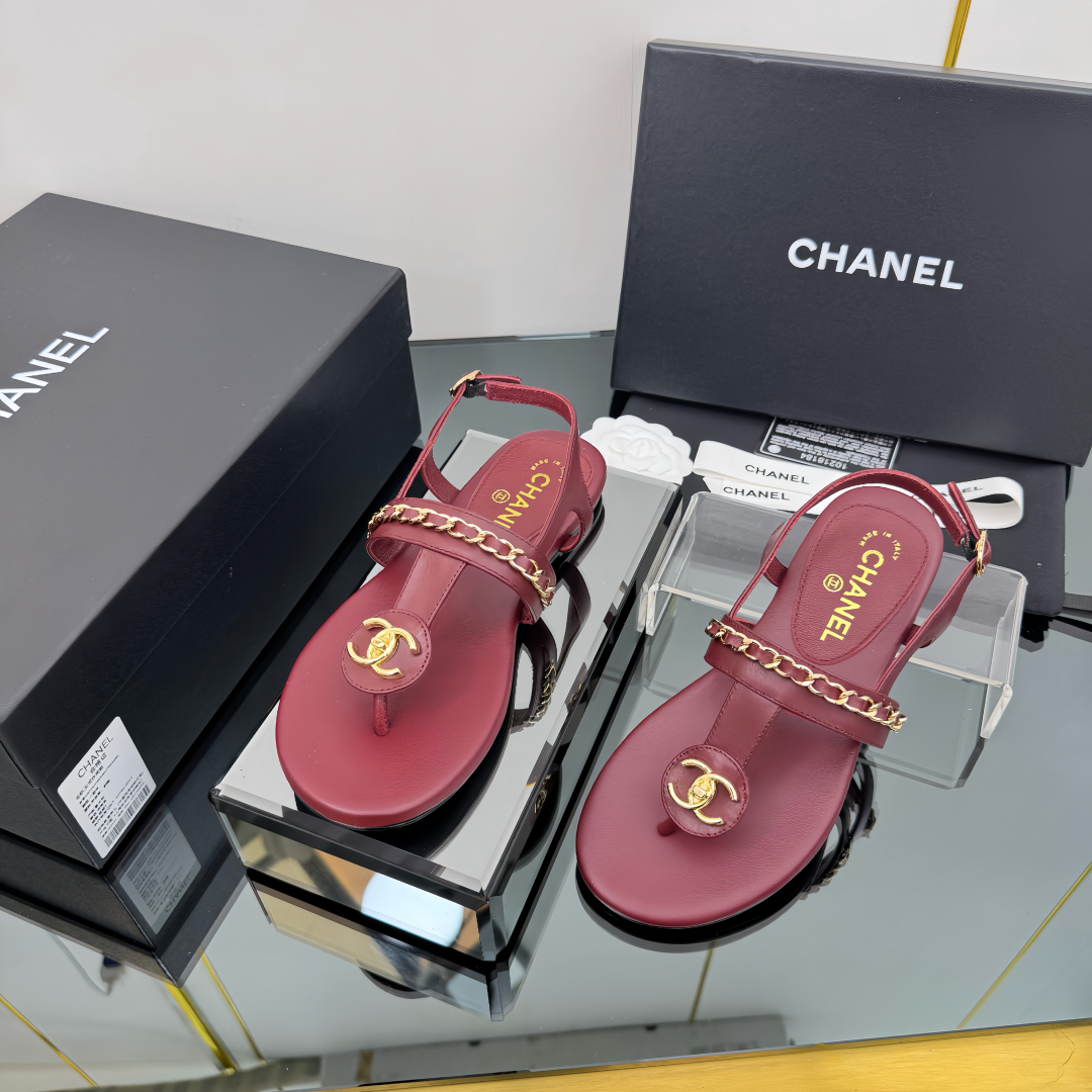 Chanel Shoes Summer new women's clip on sandals