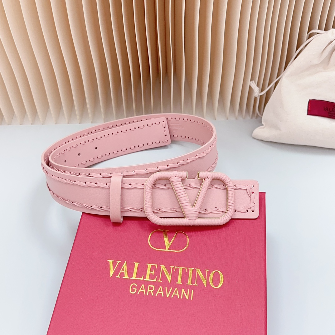 Valentino Leather Belts 1:1 Mirror Version