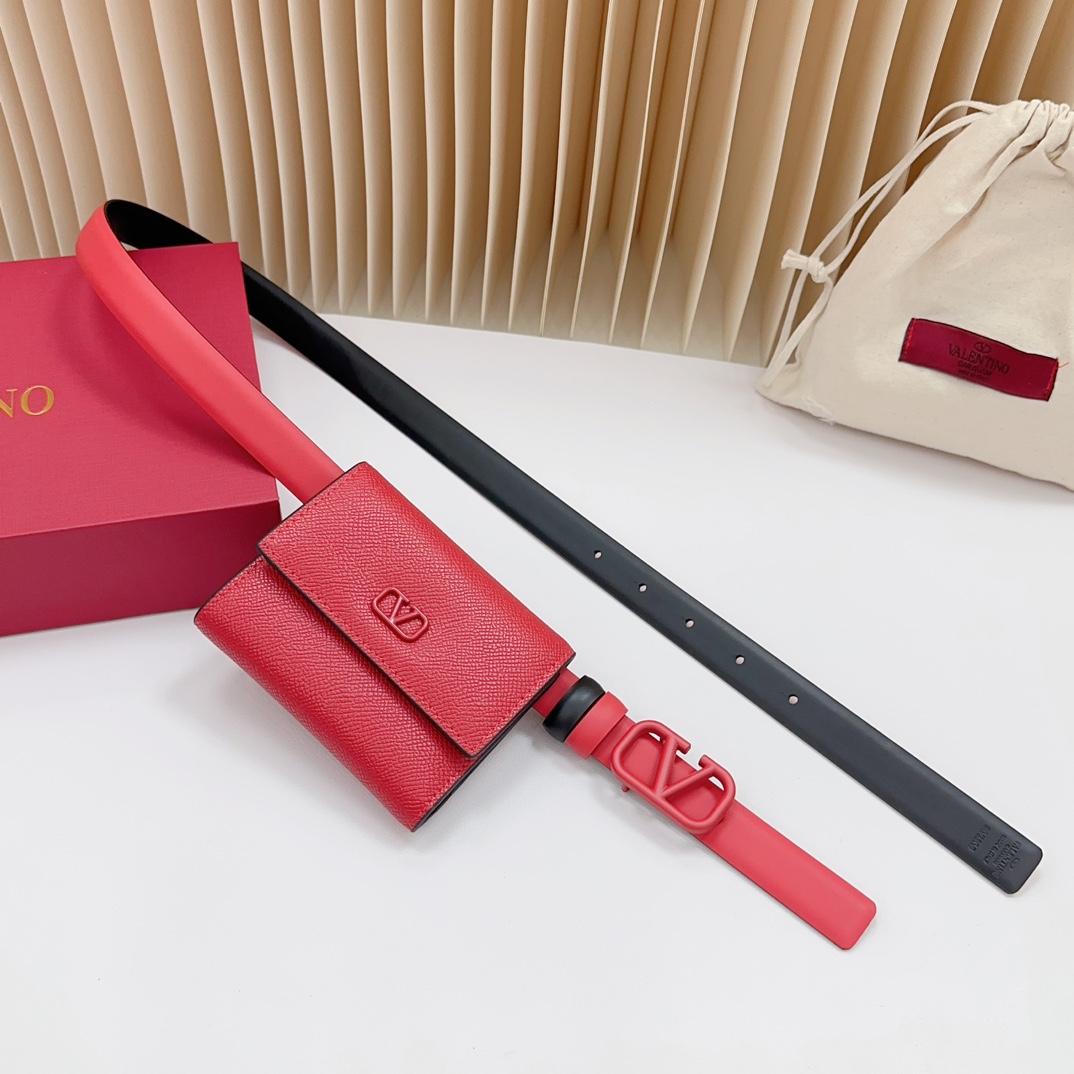 Valentino Leather Belts 1:1 Mirror Version