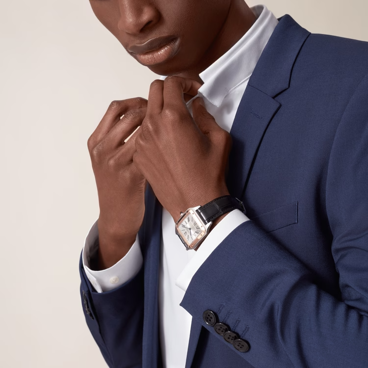 CARTIER SANTOS-DUMONT Rose Gold Mix 46mm