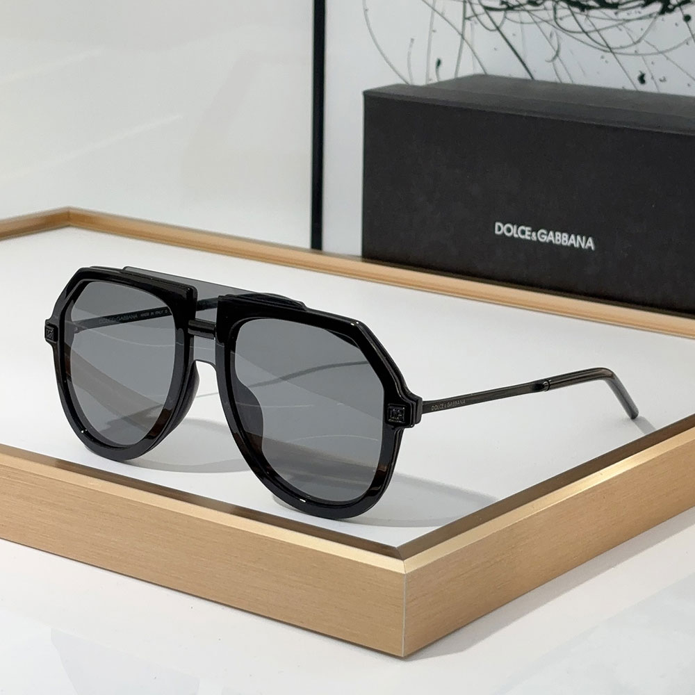 DOLCE & GABBAN DG Sheet Frame Slim Mirror Legs Sunglasses Top quality 锛�Replica锛�